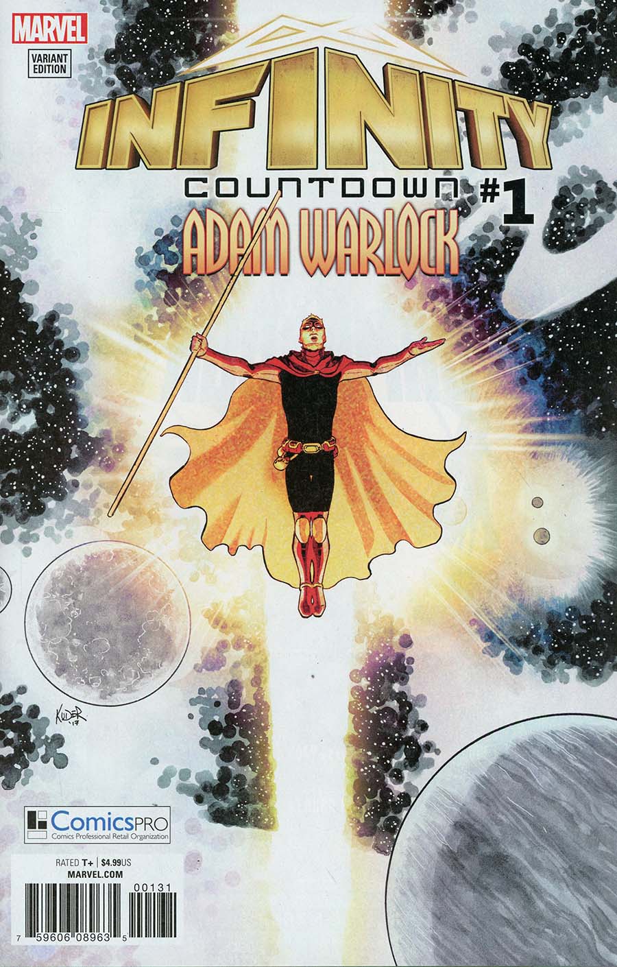 Infinity Countdown Adam Warlock #1 Cover D ComicsPro Exclusive Variant Cover