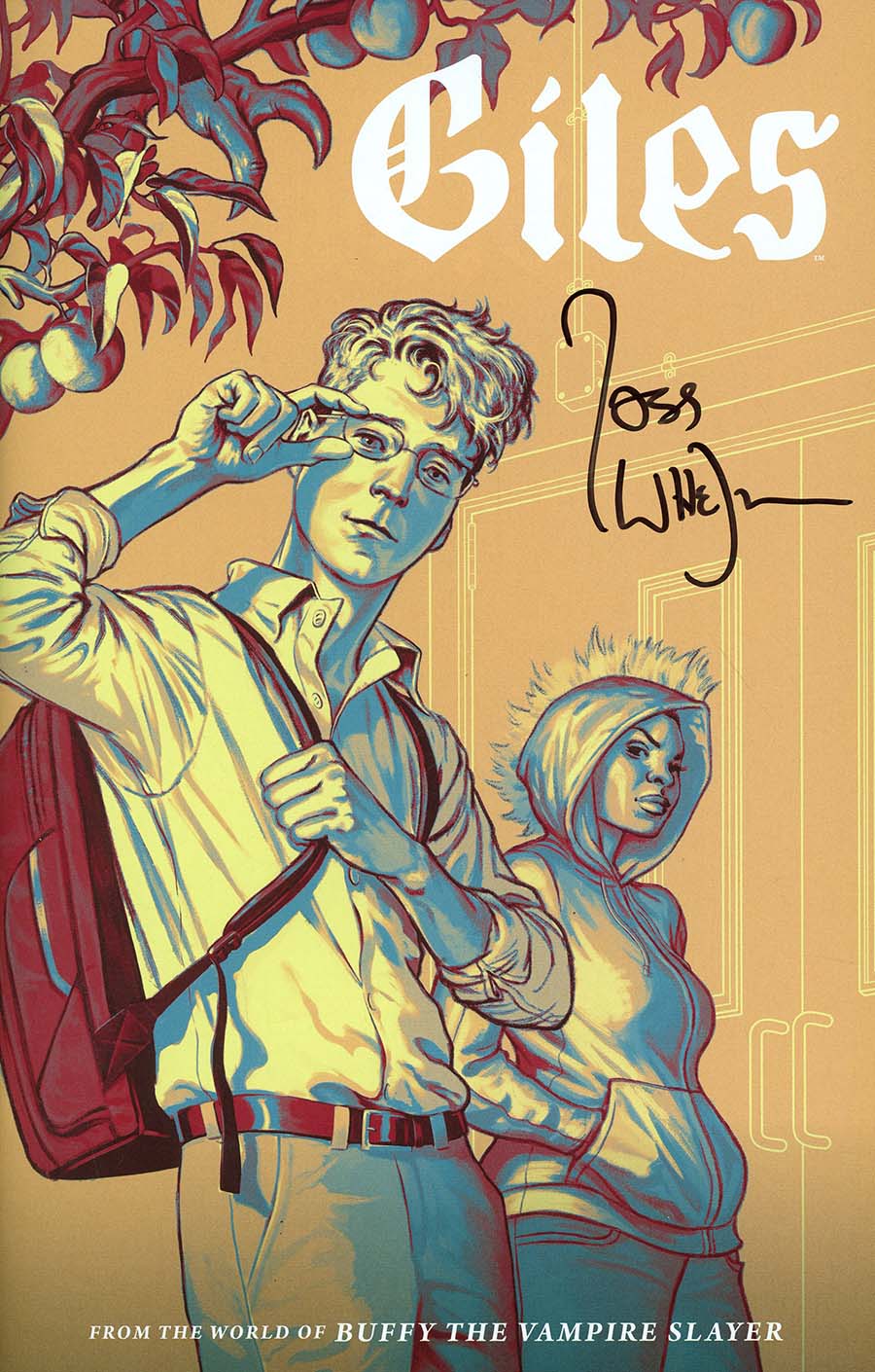 Buffy The Vampire Slayer Season 11 Giles #1 Cover D ComicsPro Exclusive Variant Cover Signed By Joss Whedon
