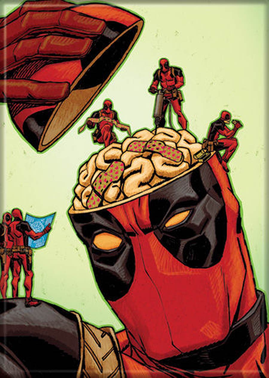 Marvel Comics 2.5x3.5-inch Magnet - Deadpool Skull Open (72852MV)