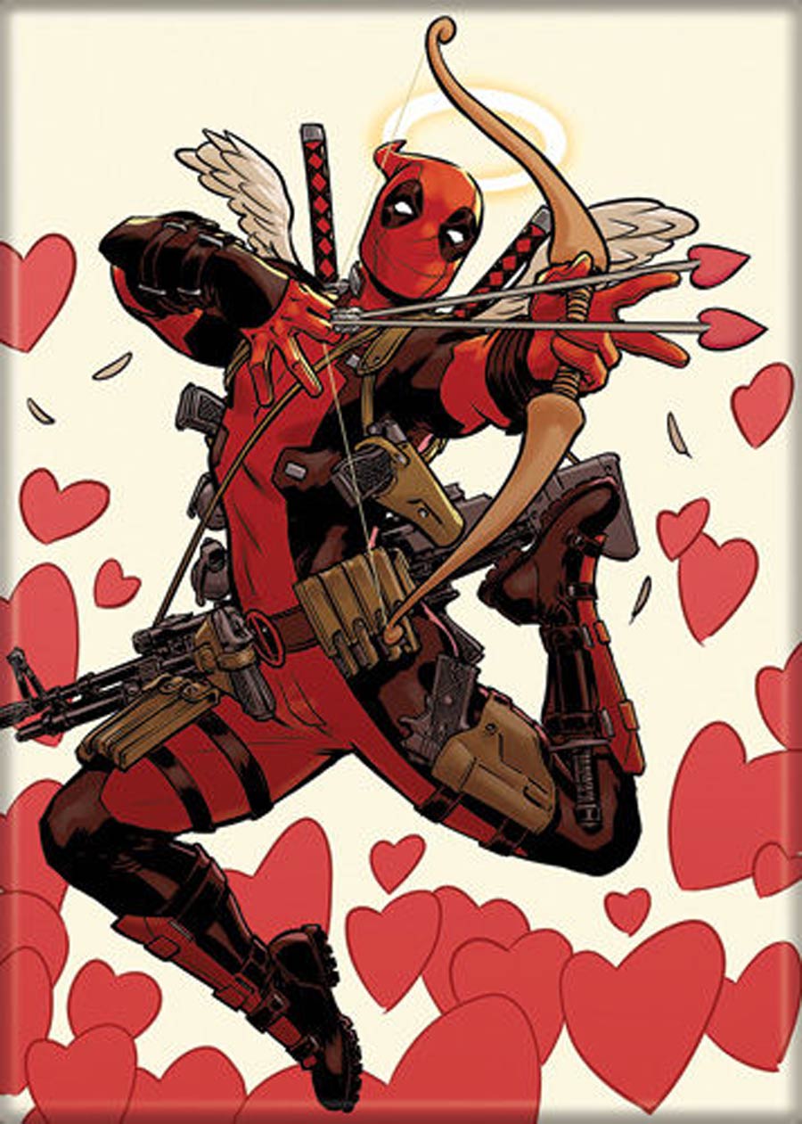 Marvel Comics 2.5x3.5-inch Magnet - Deadpool Cupid (72855MV)