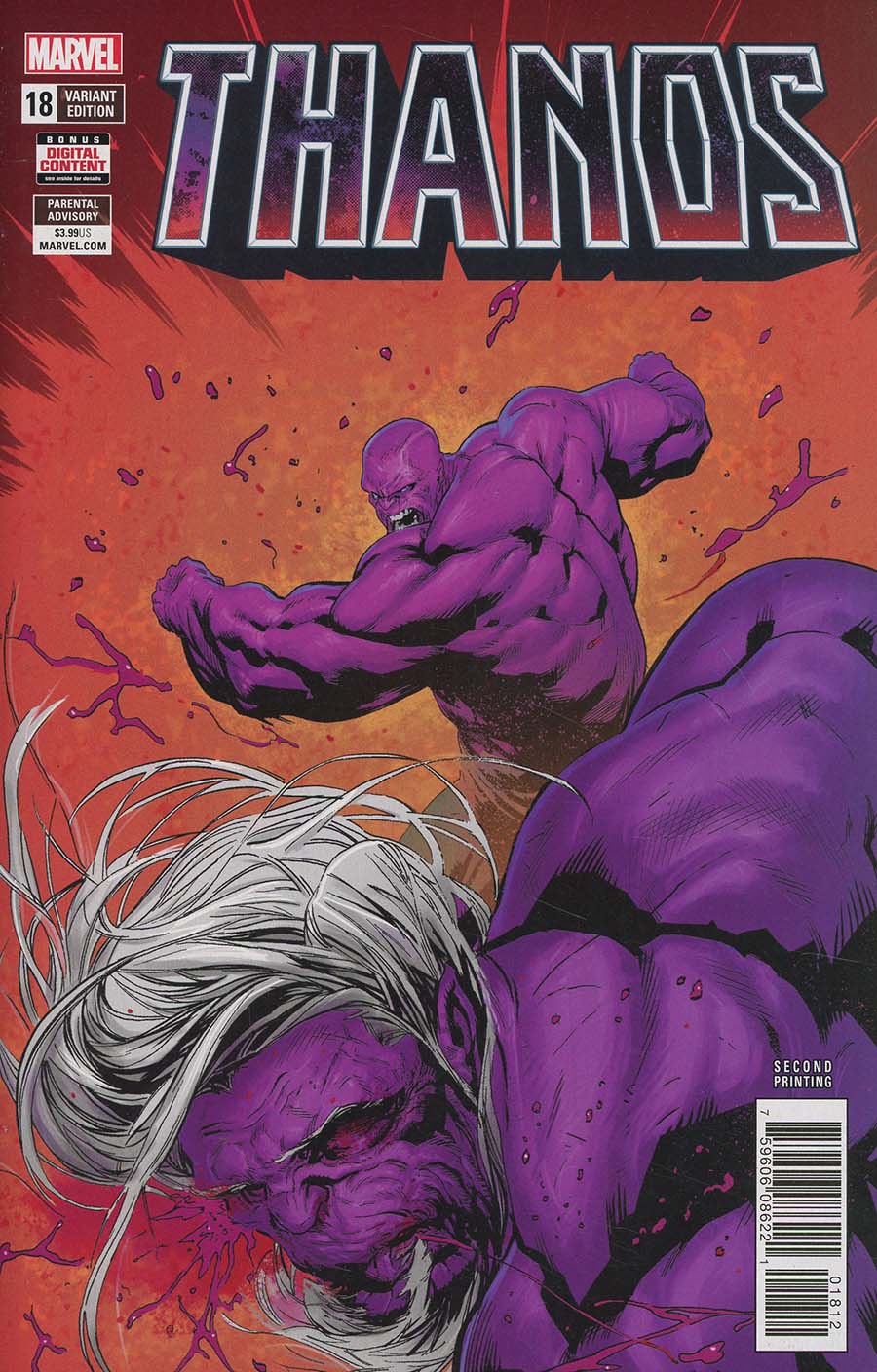 Thanos Vol 2 #18 Cover C 2nd Ptg Variant Geoff Shaw Cover