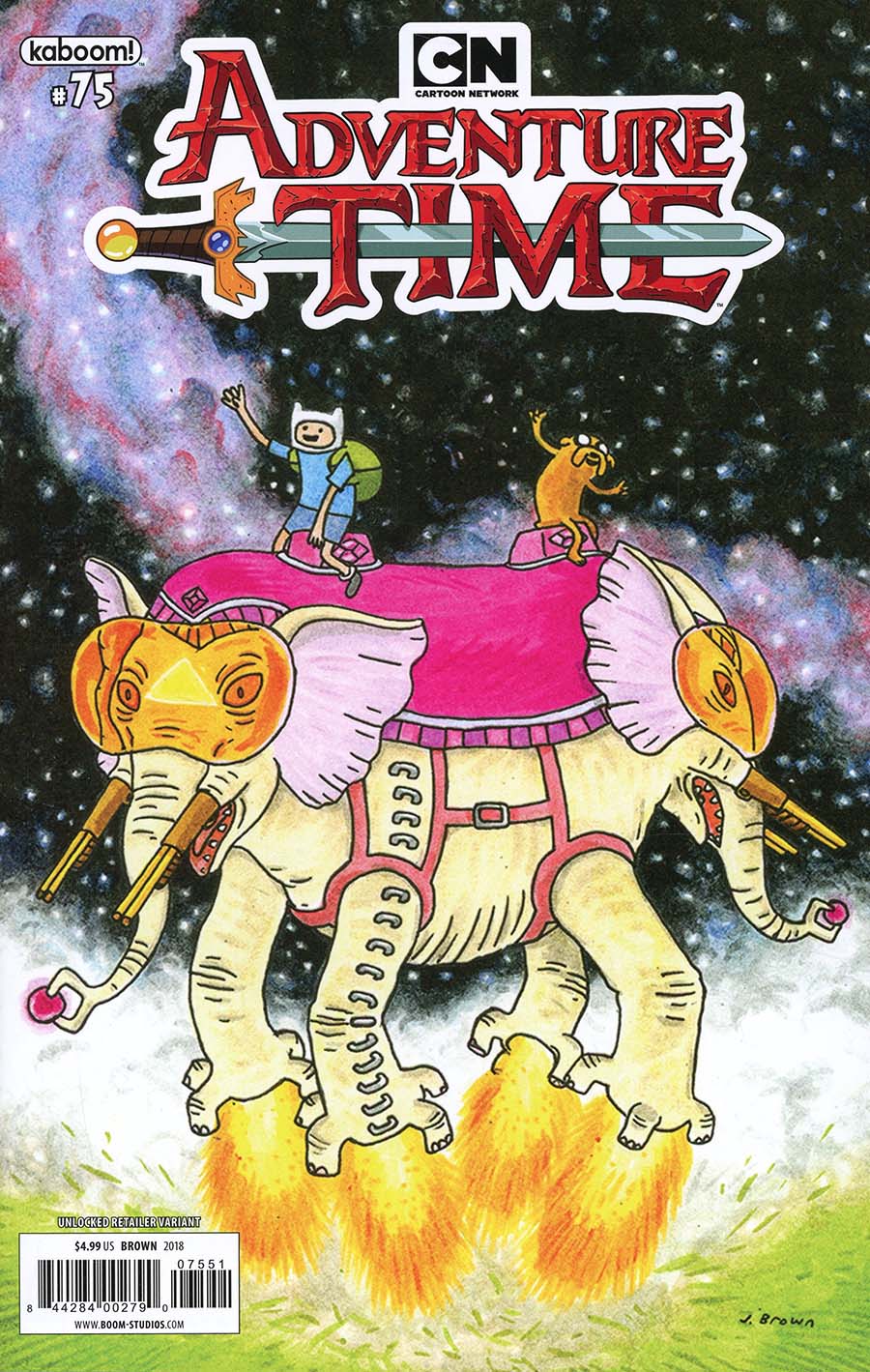 Adventure Time #75 Cover D Variant Jeffrey Brown Cover