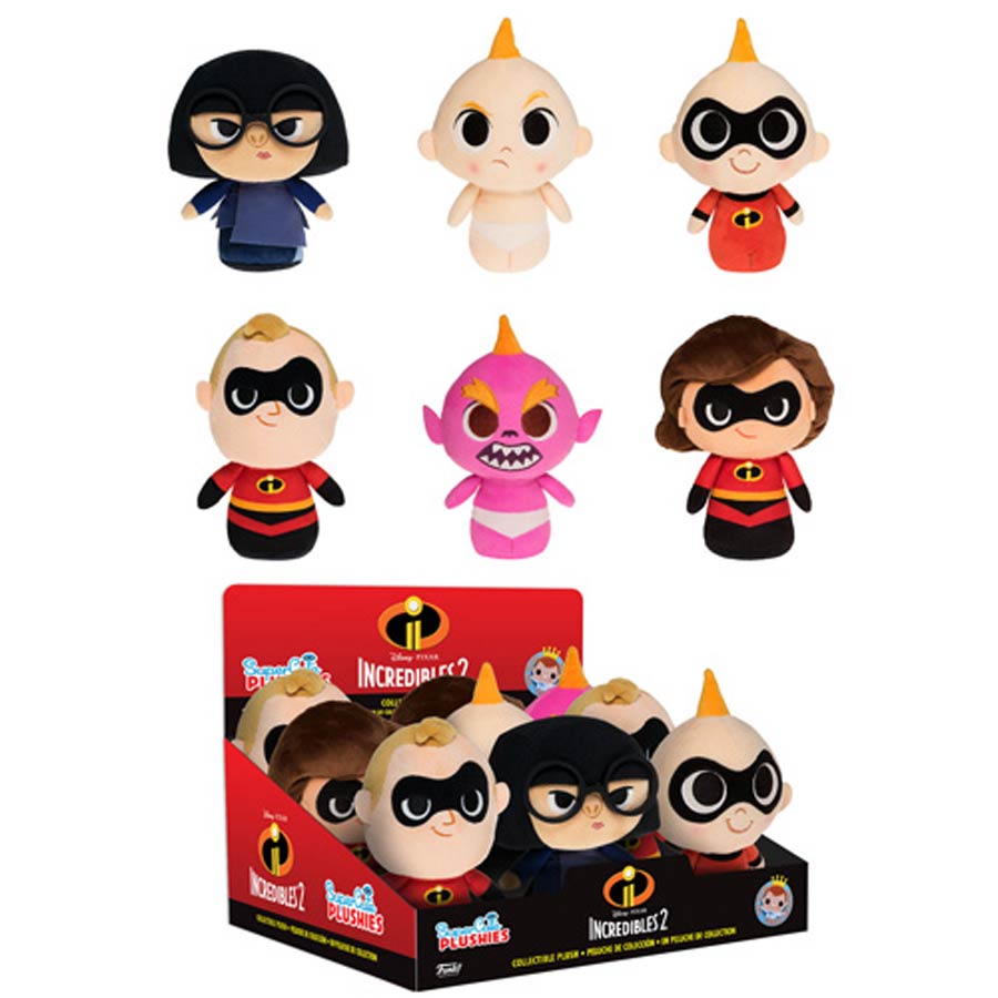 Disney Incredibles 2 SuperCute Plush 9-Piece Assortment Case