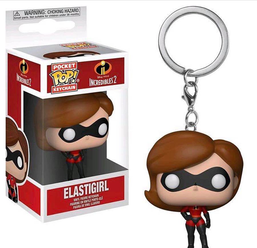 POP Disney Incredibles 2 Elastigirl Vinyl Figure Pocket Keychain
