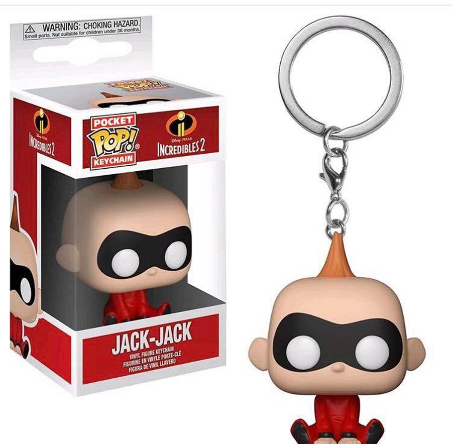 POP Disney Incredibles 2 Jack Jack Vinyl Figure Pocket Keychain