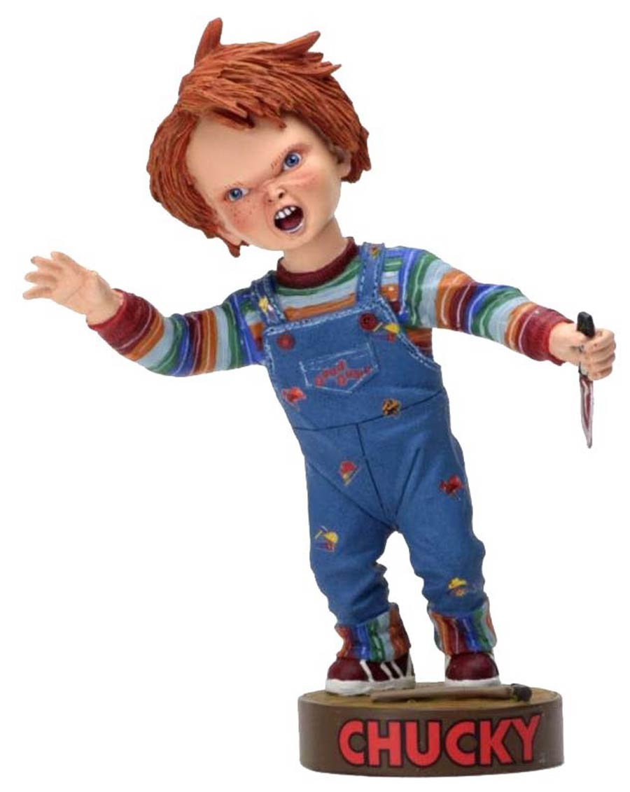 Childs Play Chucky Head Knocker Chucky With Knife