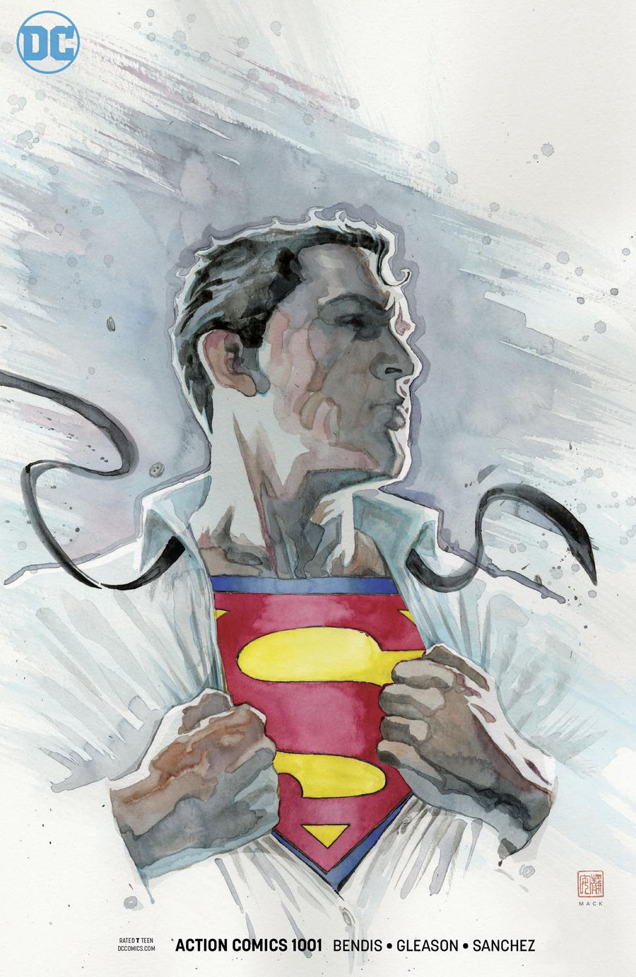 Action Comics Vol 2 #1001 Cover C Variant David Mack Cover