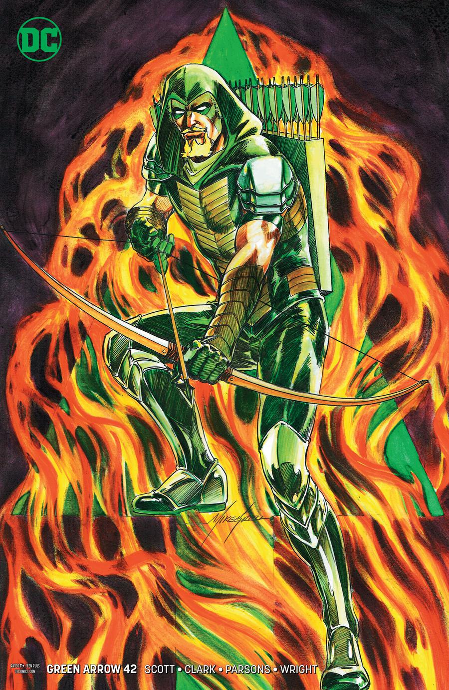 Green Arrow Vol 7 #42 Cover B Variant Mike Grell Cover