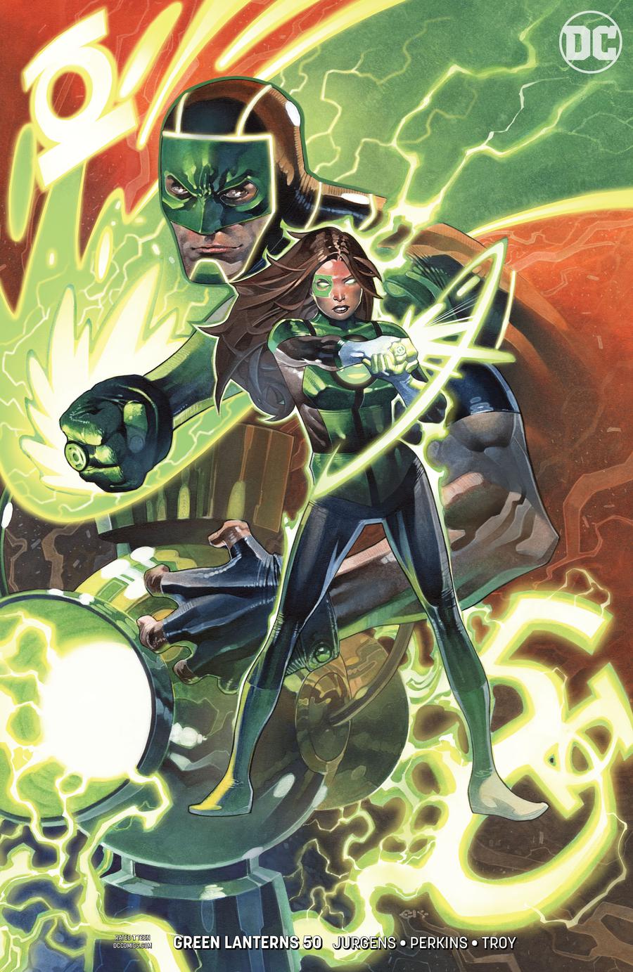 Green Lanterns #50 Cover B Variant Chris Stevens Cover