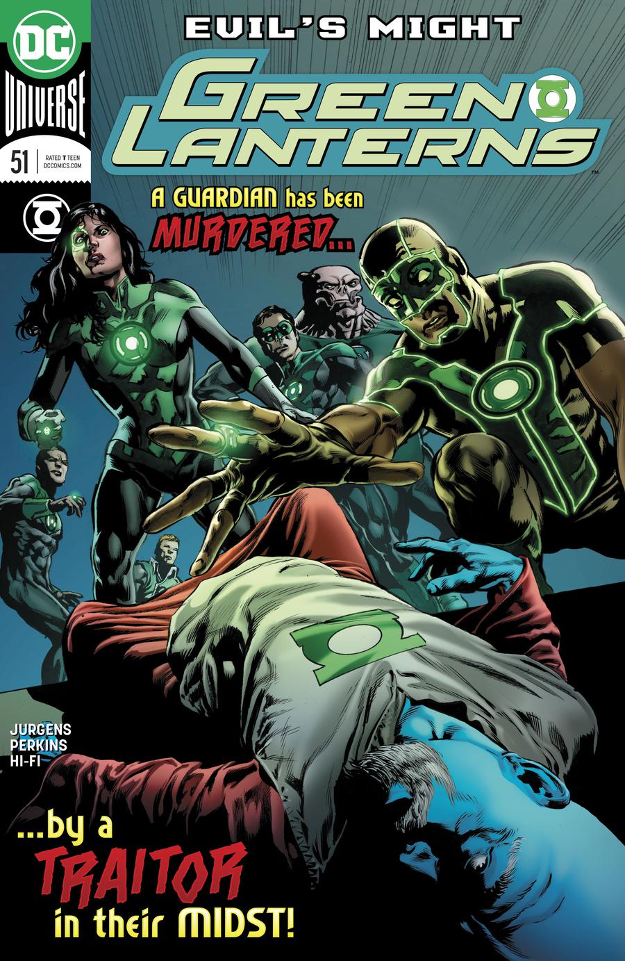 Green Lanterns #51 Cover A Regular Mike Perkins Cover