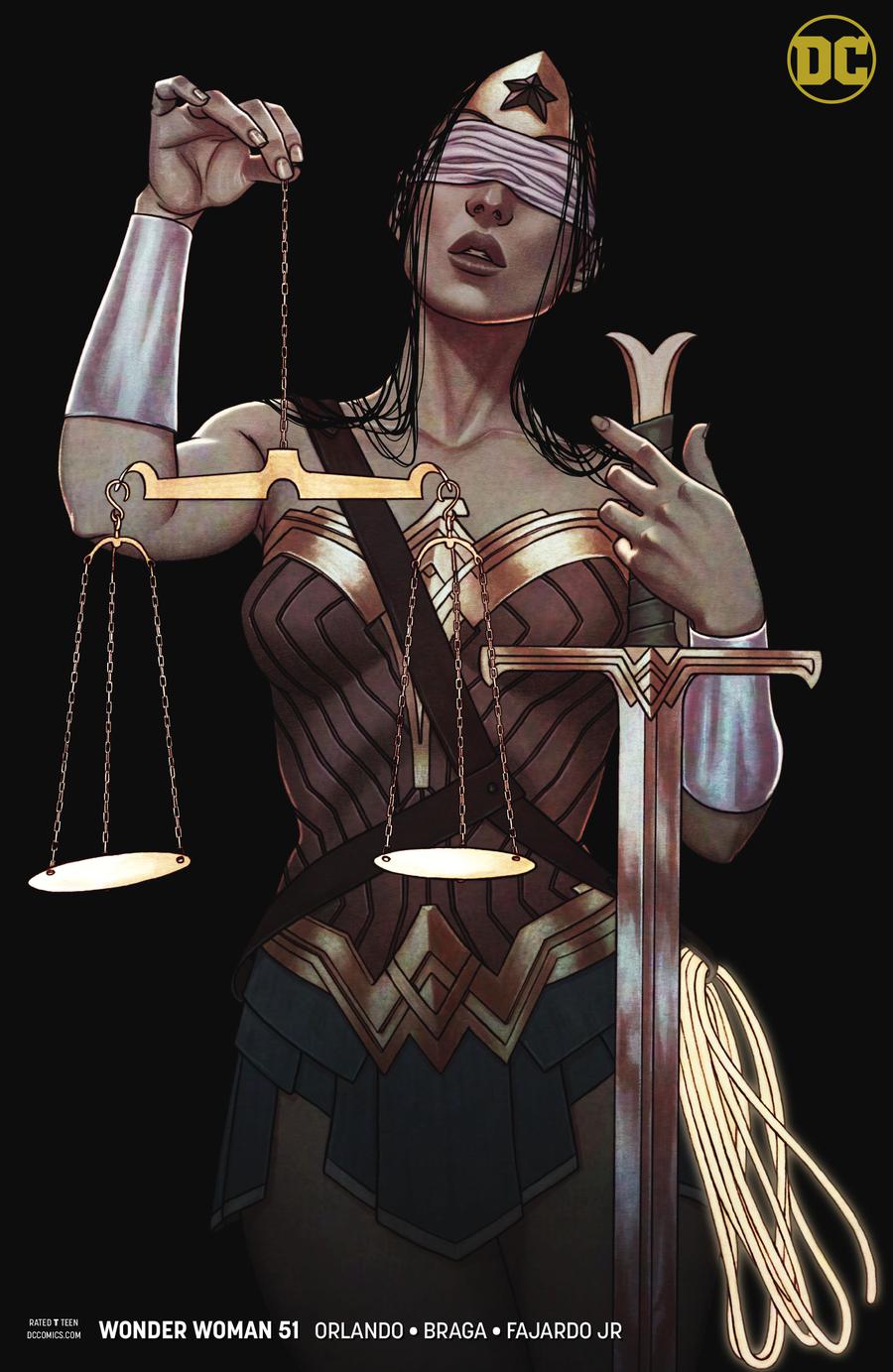 Wonder Woman Vol 5 #51 Cover B Variant Jenny Frison Cover