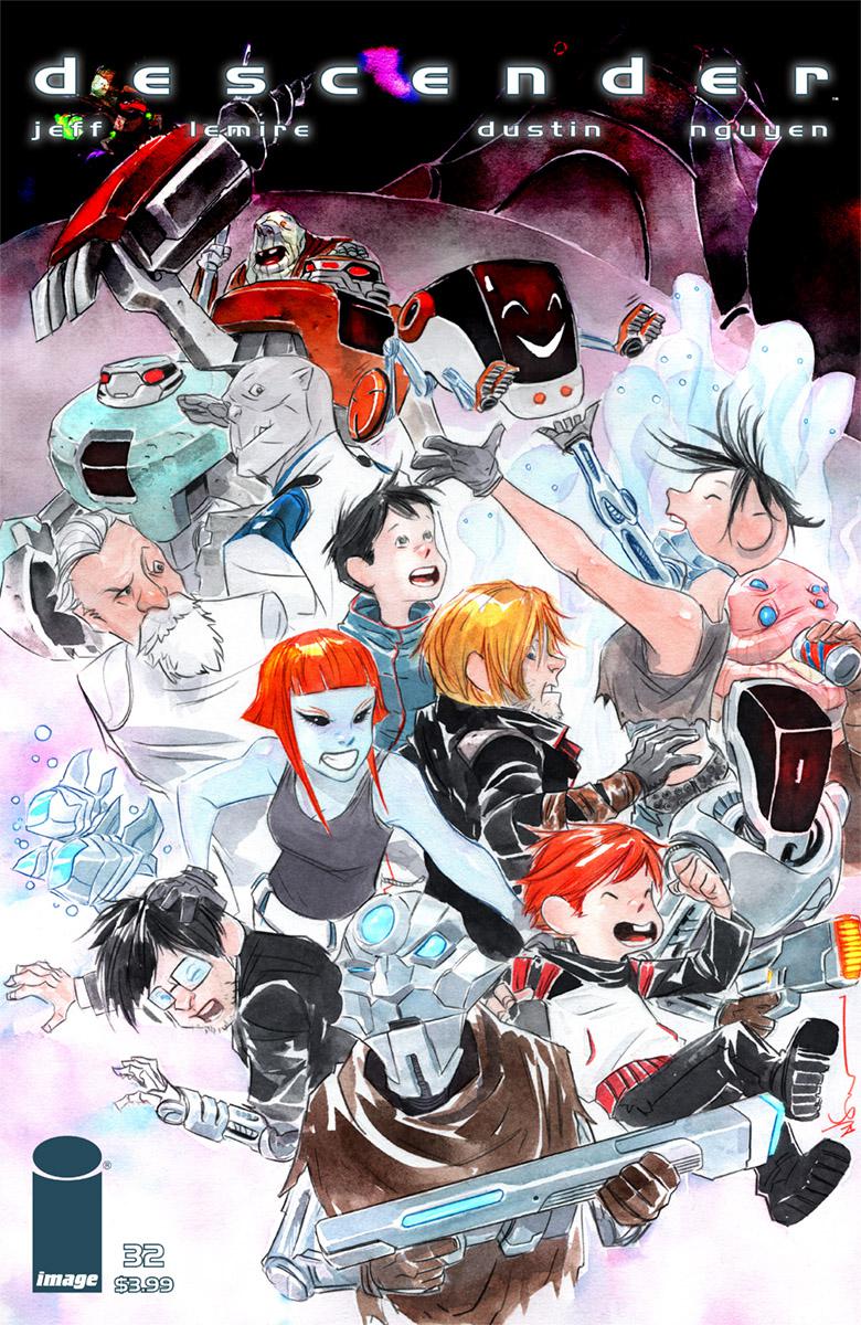 Descender #32 Cover B Variant Dustin Nguyen Little Robot Cover