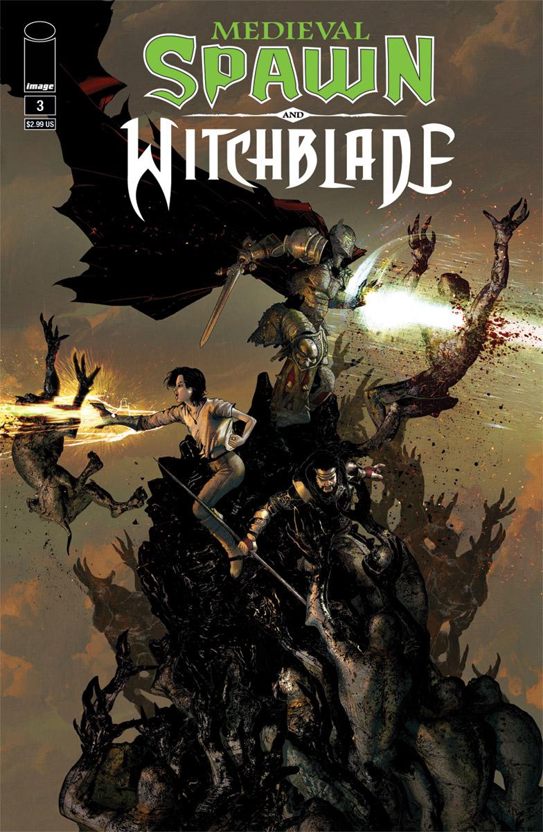 Medieval Spawn Witchblade Vol 2 #3 Cover A Regular Brian Haberlin Color Cover