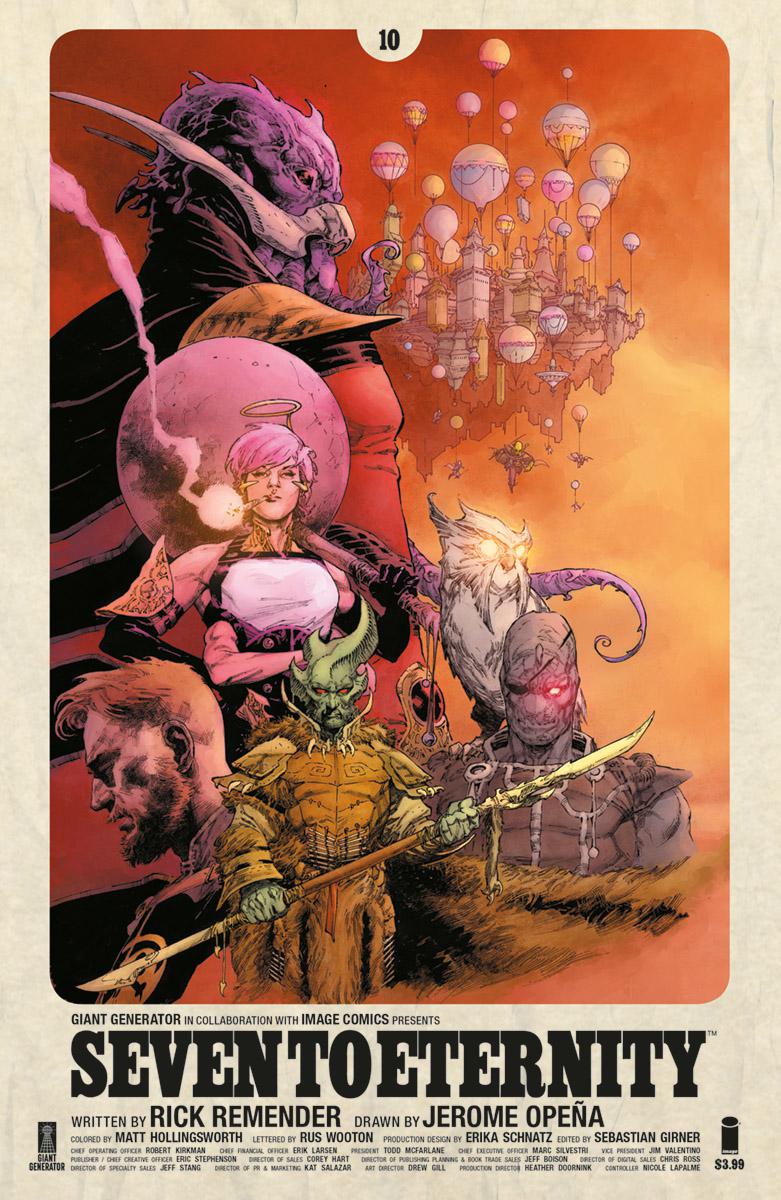Seven To Eternity #10 Cover A Regular Jerome Opena & Matt Hollingsworth Cover