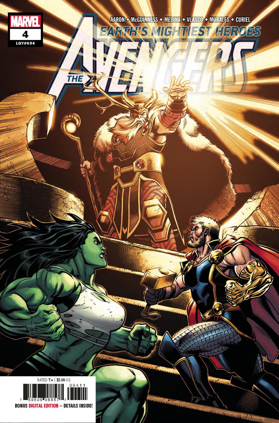Avengers Vol 7 #4 Cover A 1st Ptg Regular Ed McGuinness Cover