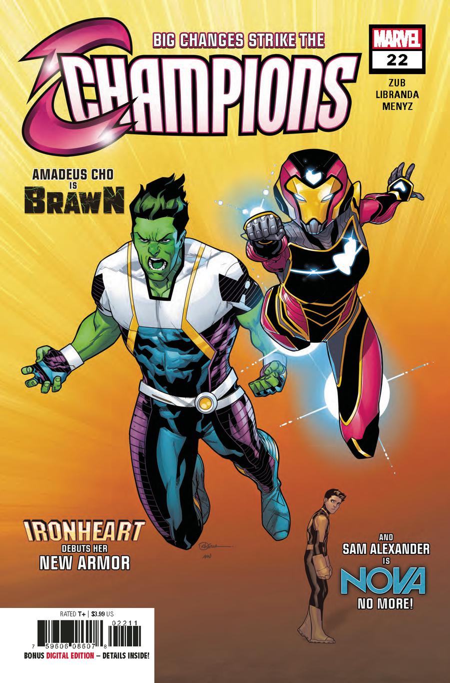 Champions (Marvel) Vol 2 #22 Cover A 1st Ptg