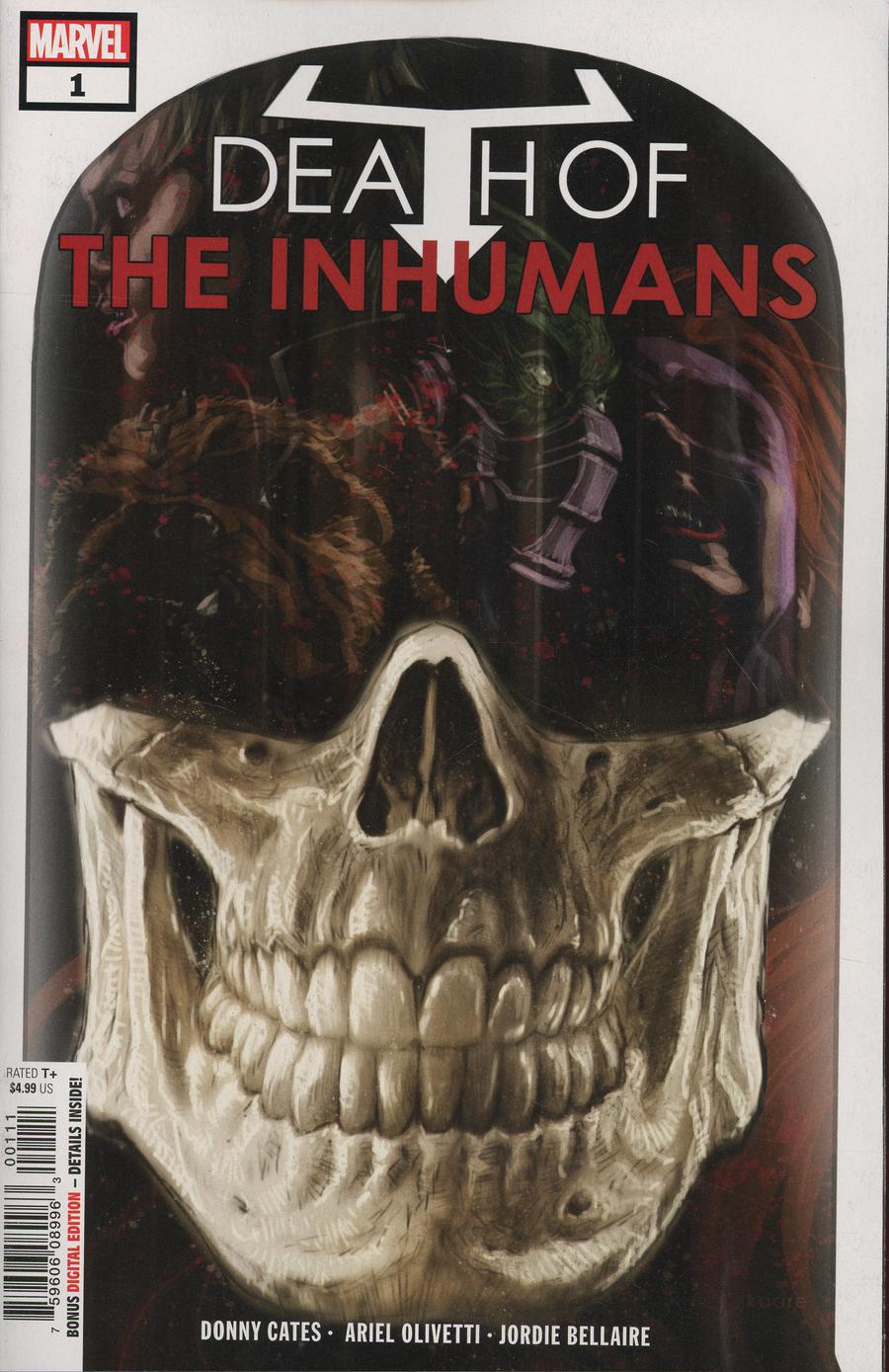 Death Of The Inhumans #1 Cover A 1st Ptg Regular Kaare Andrews Cover