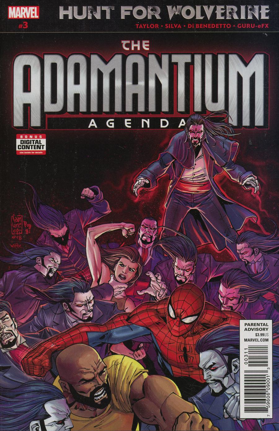 Hunt For Wolverine Adamantium Agenda #3 Cover A Regular Giuseppe Camuncoli Cover