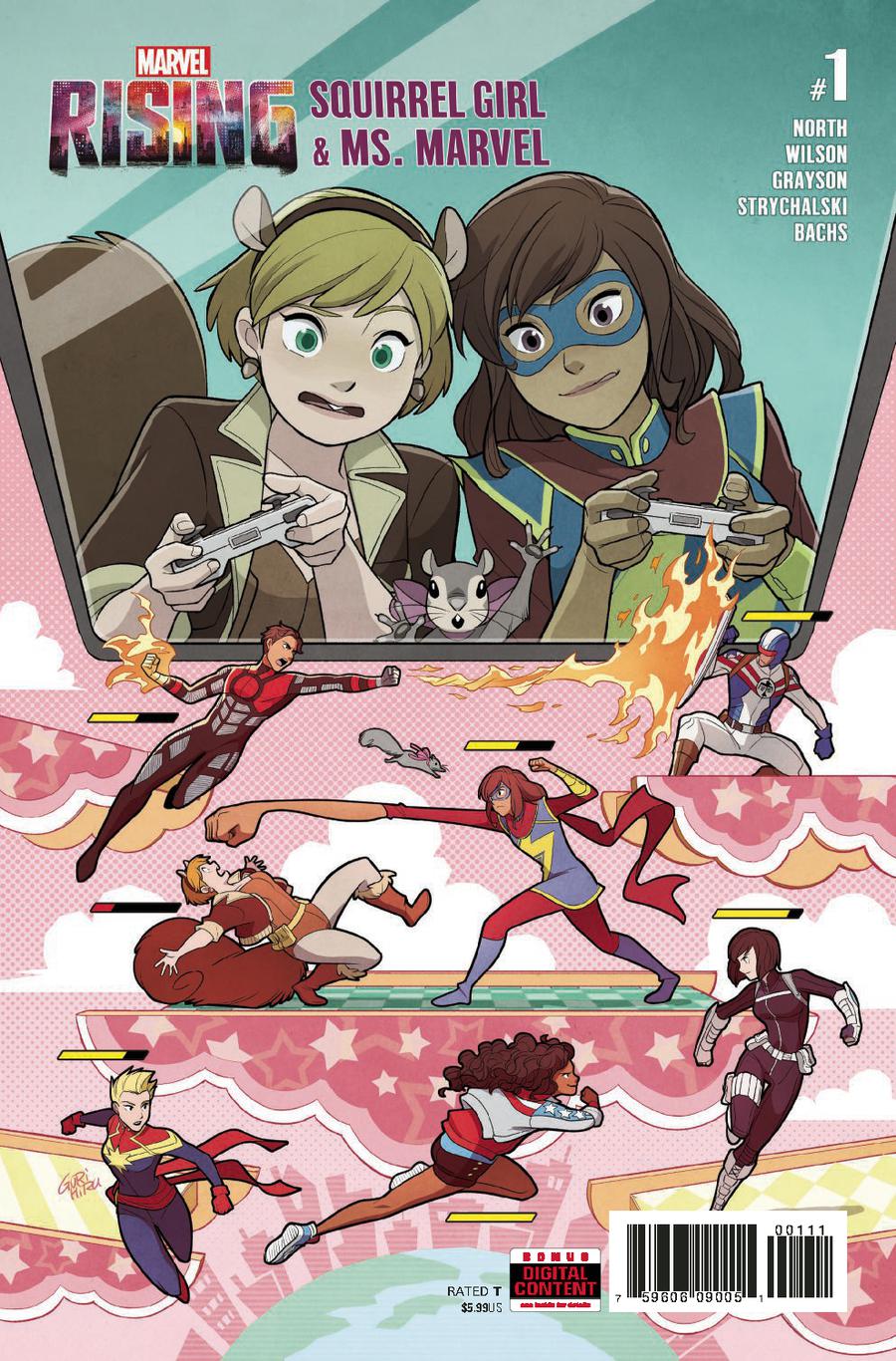 Marvel Rising Squirrel Girl Ms Marvel #1 Cover A Regular Gurihiru Cover