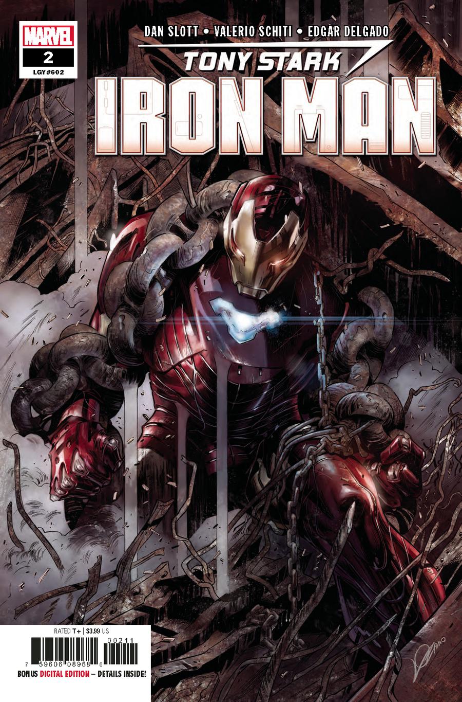 Tony Stark Iron Man #2 Cover A 1st Ptg Regular Alexander Lozano Cover