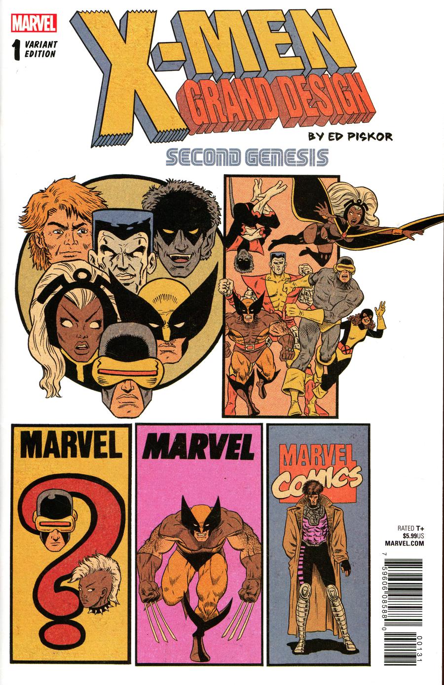 X-Men Grand Design Second Genesis #1 Cover C Variant Ed Piskor Corner Box Cover