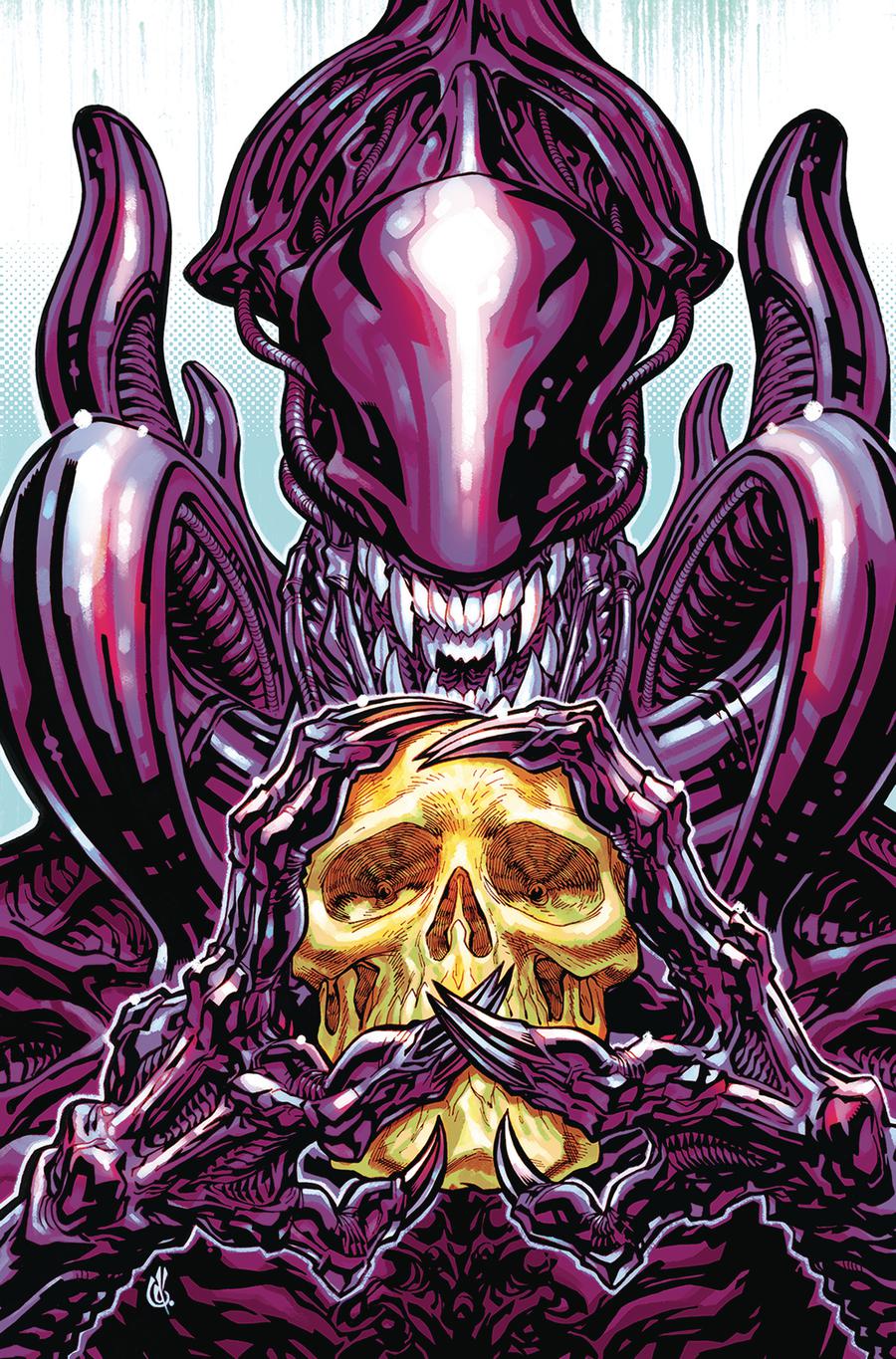 Aliens Dust To Dust #4 Cover B Variant Carlos DAnda Cover