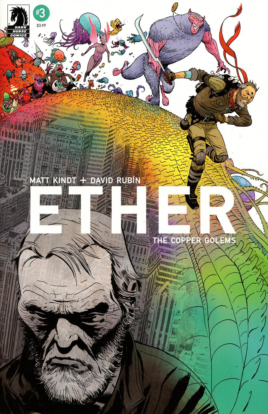 Ether Copper Golems #3 Cover B Variant Marcos Martin Cover
