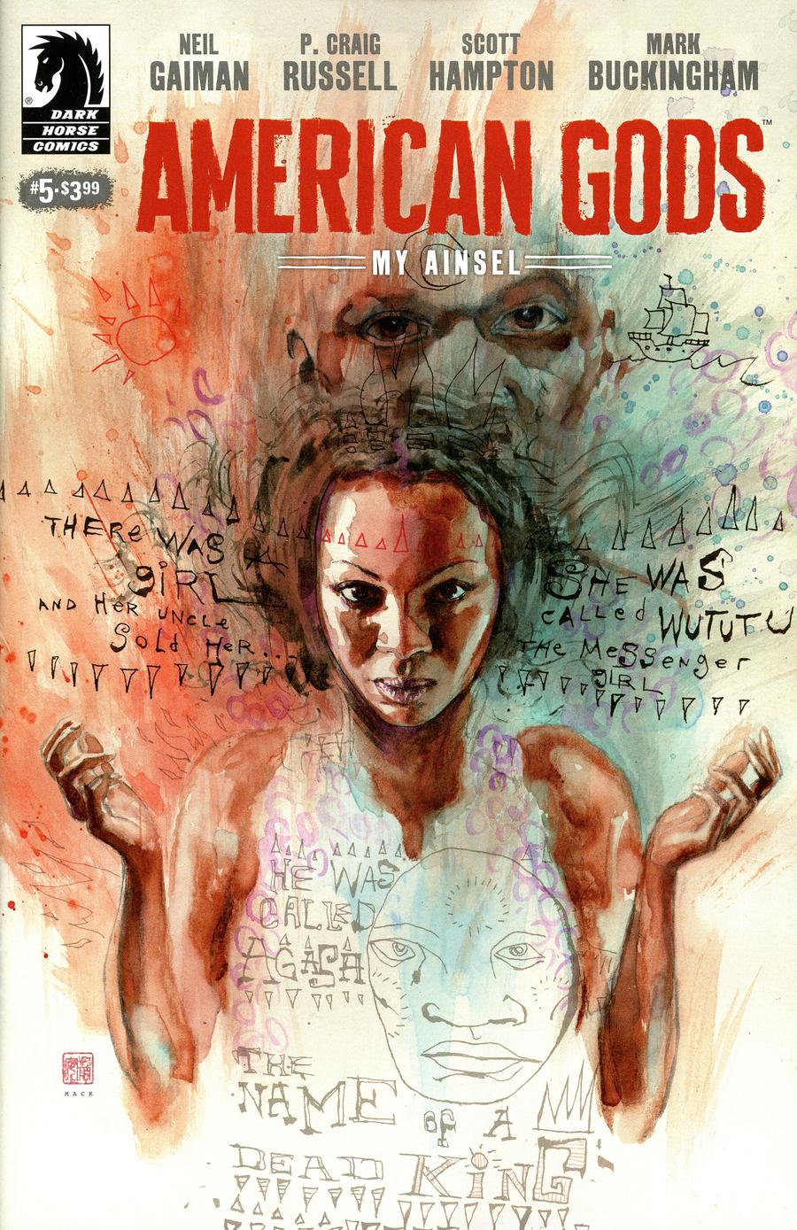 American Gods My Ainsel #5 Cover B Variant David Mack Cover