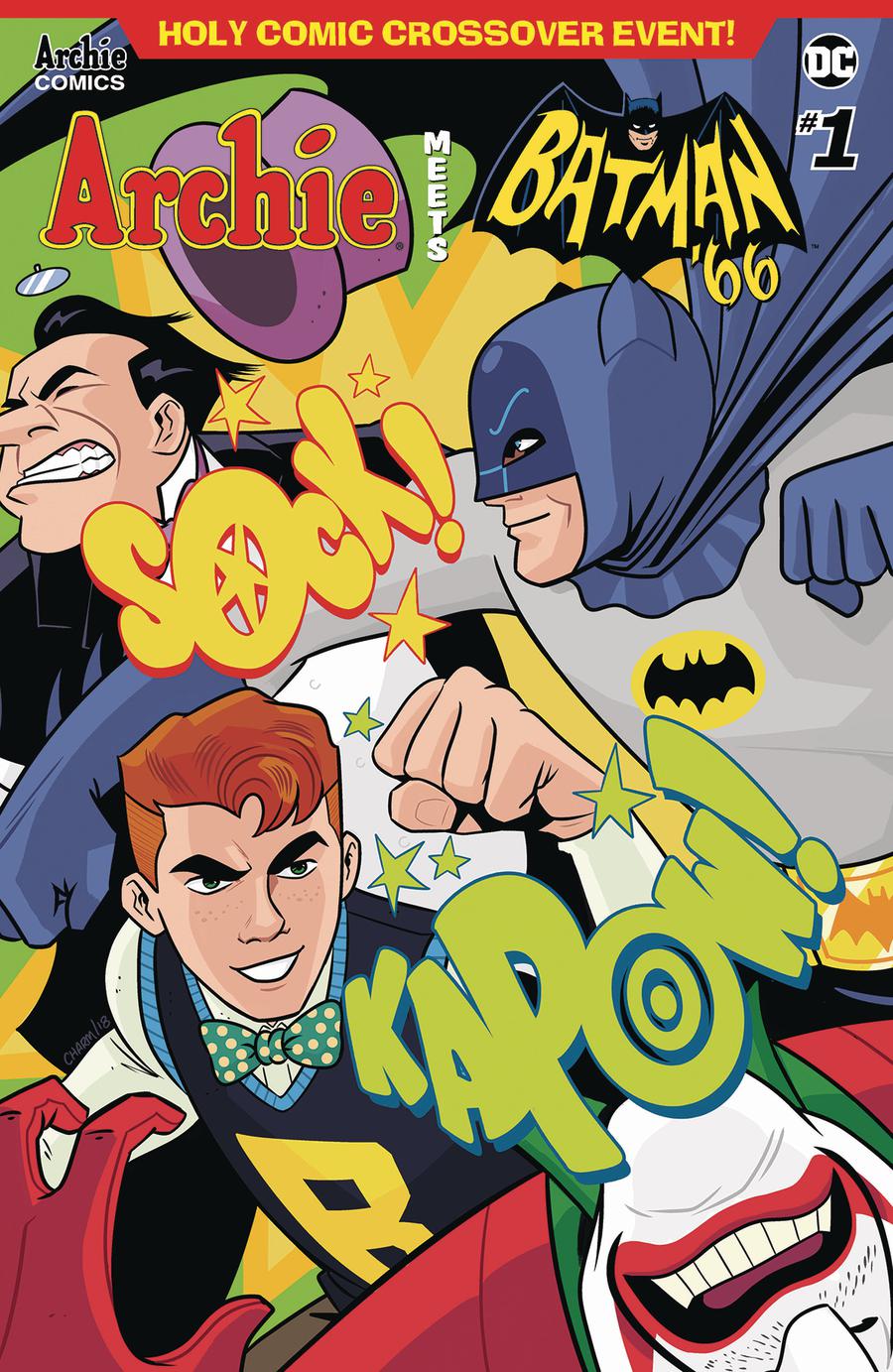 Archie Meets Batman 66 #1 Cover B Variant Derek Charm Cover