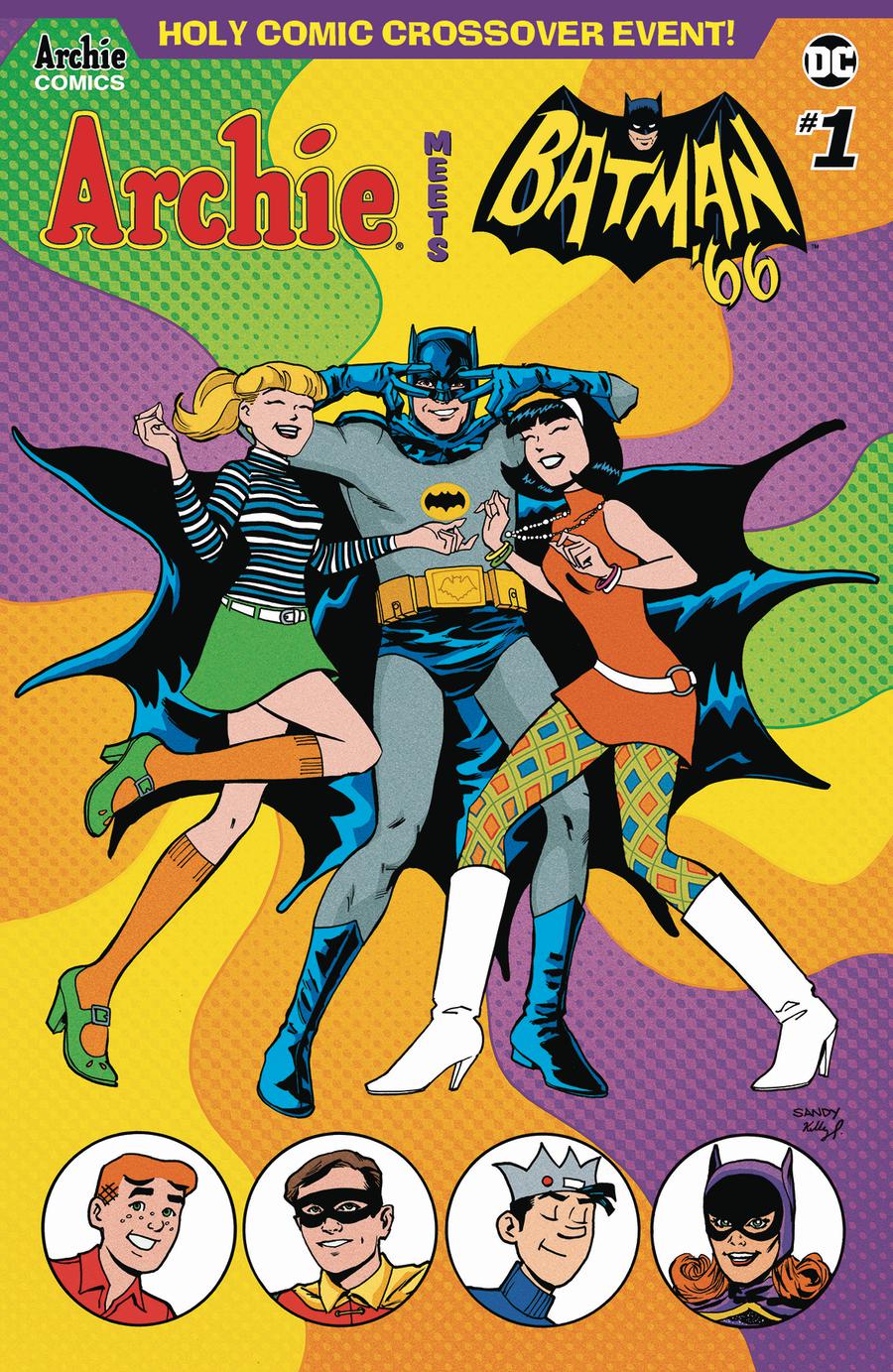 Archie Meets Batman 66 #1 Cover D Variant Sandy Jarrell & Kelly Fitzpatrick Cover