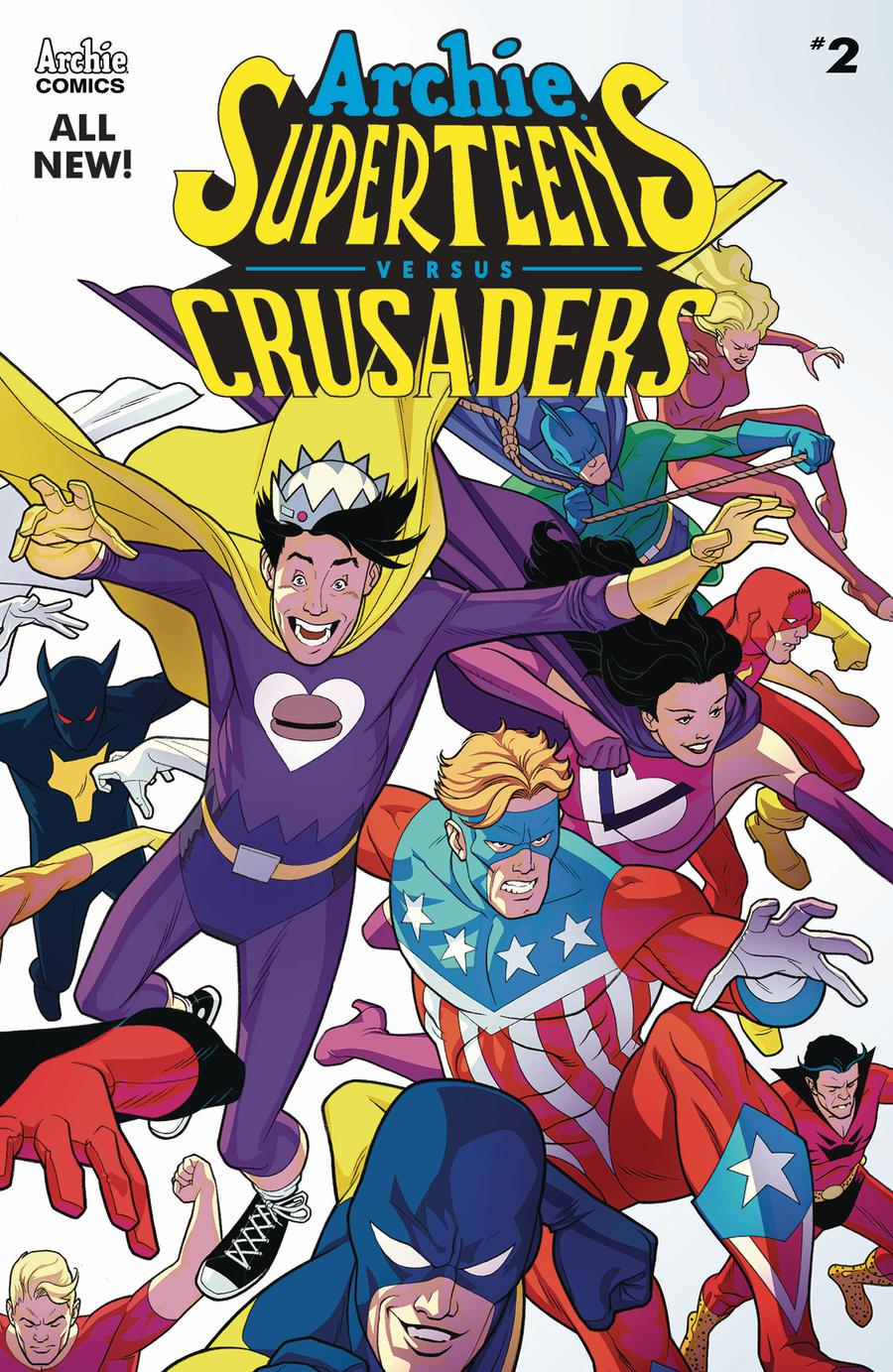 Archie Superteens Versus Crusaders #2 Cover A Regular David Williams Color Cover