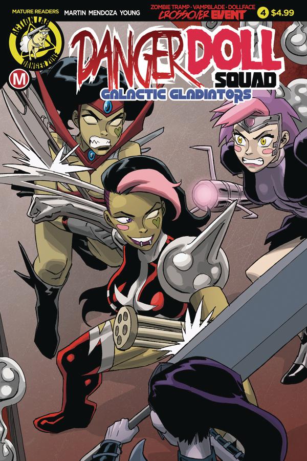 Danger Doll Squad Galactic Gladiators #4 Cover A Regular Winston Young Cover
