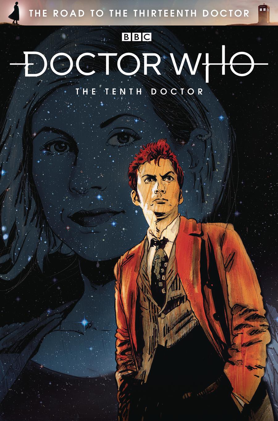 Doctor Who Road To The 13th Doctor #1 10th Doctor Cover A Regular Robert Hack Cover