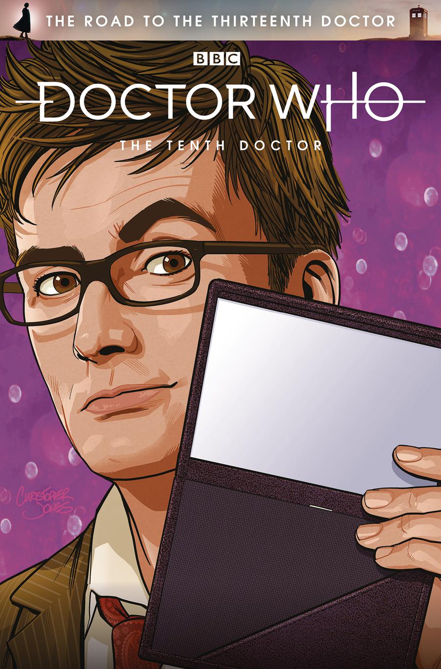Doctor Who Road To The 13th Doctor #1 10th Doctor Cover C Variant Chris Jones Cover