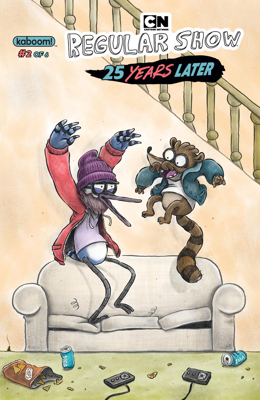 Regular Show 25 Years Later #2 Cover B Variant Anna Johnstone Subscription Cover