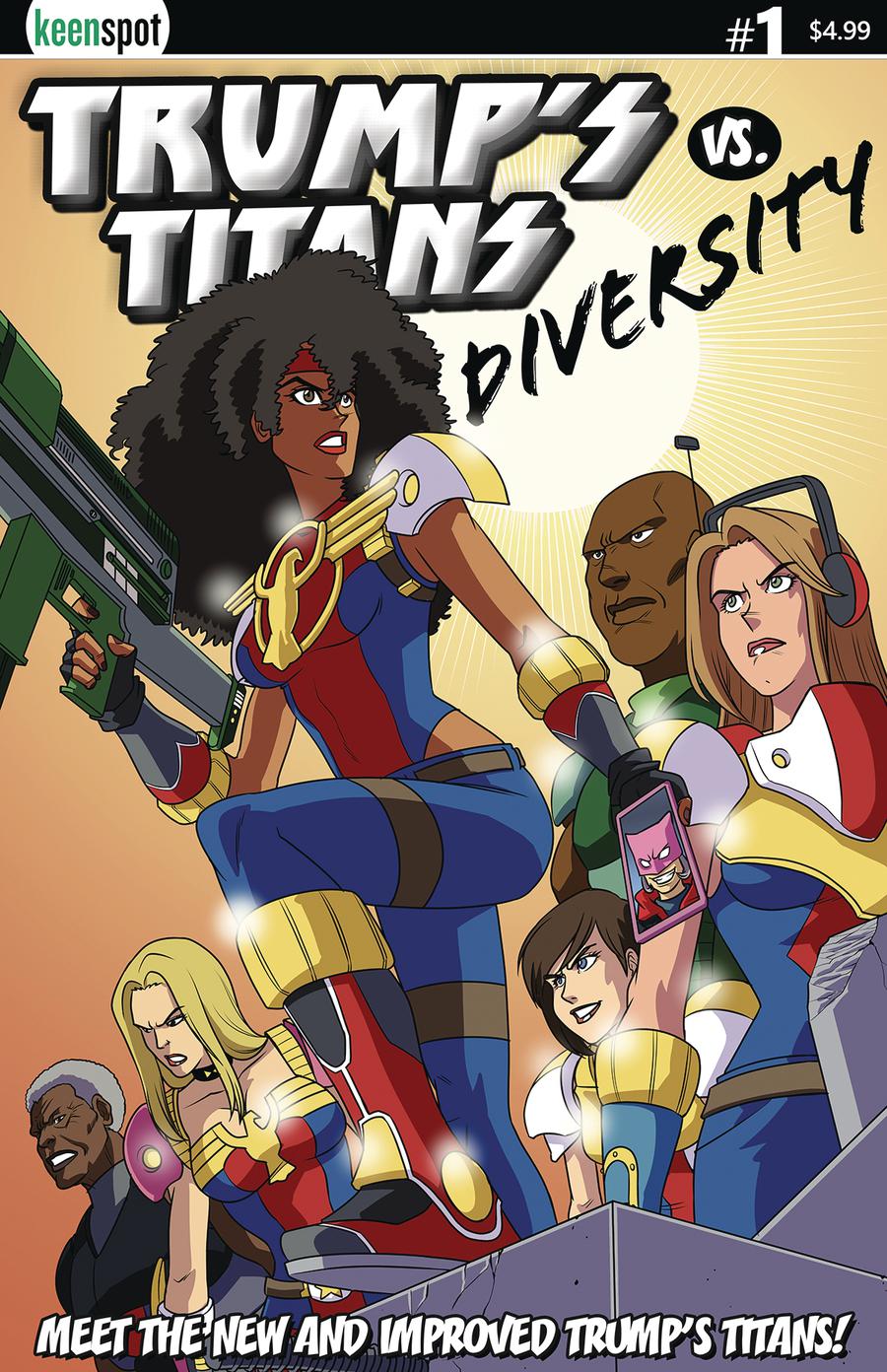 Trumps Titans vs Diversity #1 Cover C Variant Shawn Remulac New Team Cover