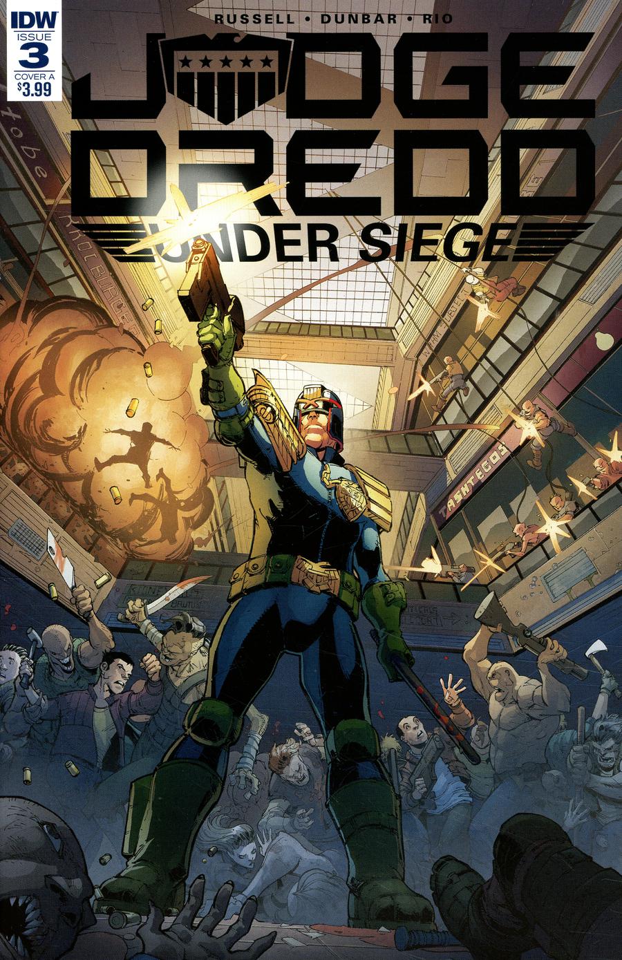 Judge Dredd Under Siege #3 Cover A Regular Max Dunbar Cover