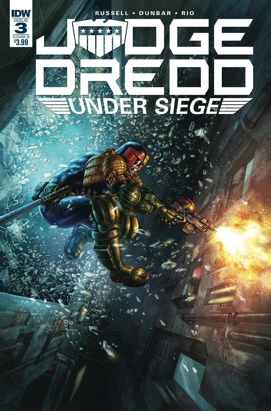 Judge Dredd Under Siege #3 Cover B Variant Alan Quah Cover