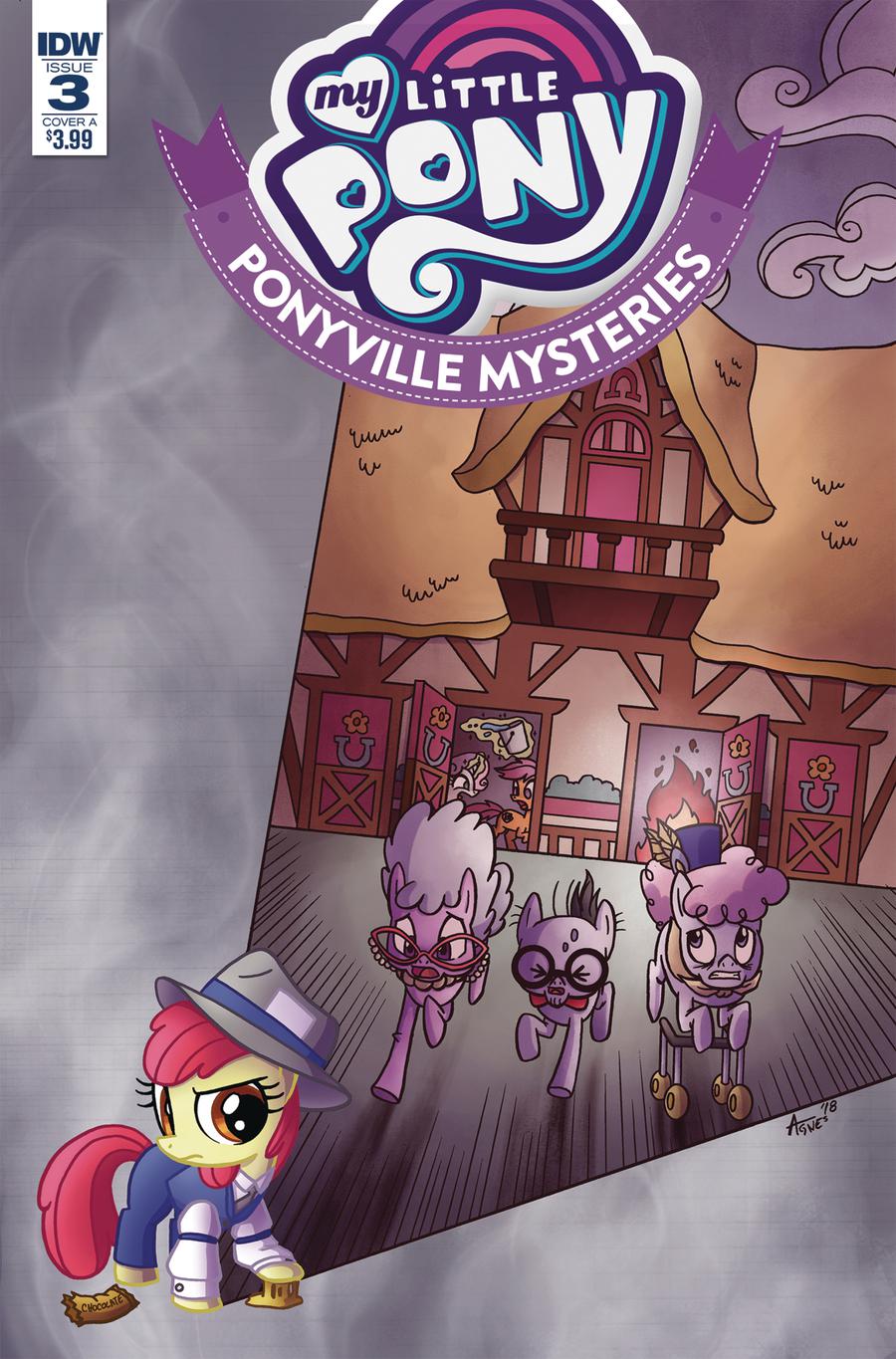 My Little Pony Ponyville Mysteries #3 Cover A Regular Agnes Garbowska Cover