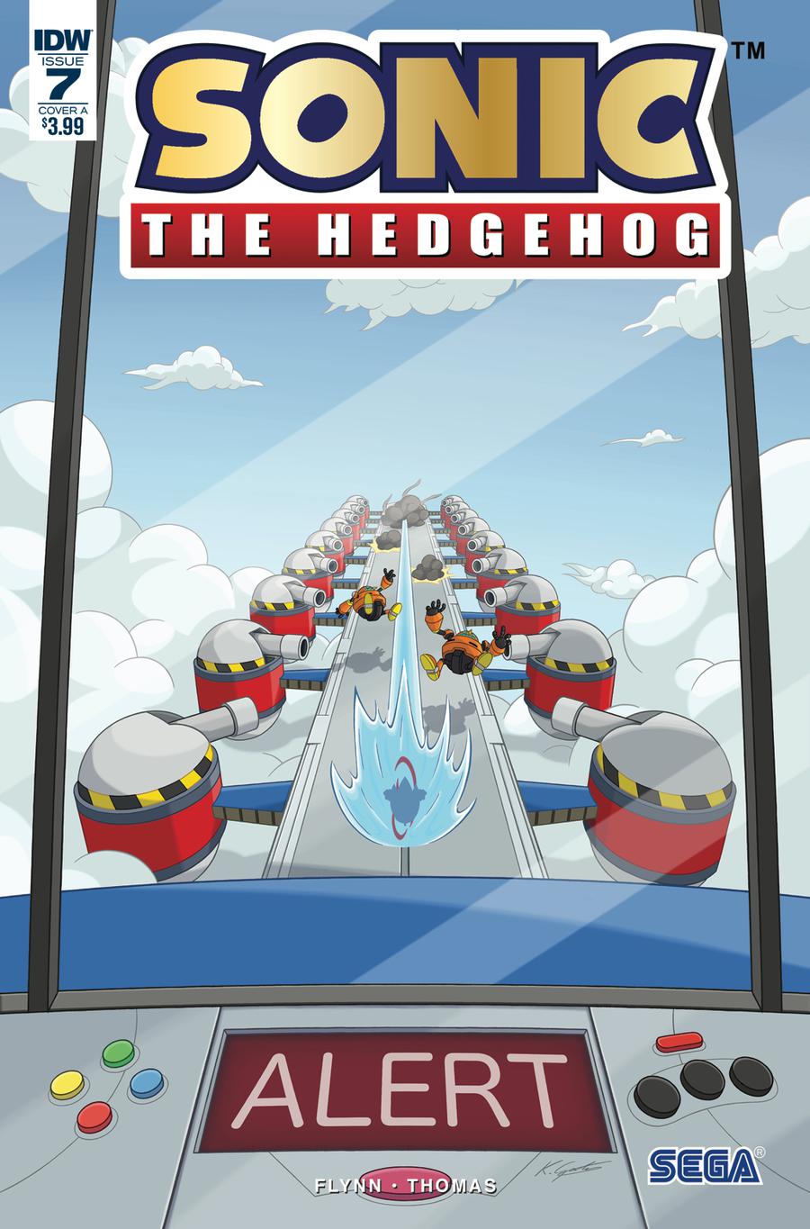 Sonic The Hedgehog Vol 3 #7 Cover A Regular Kieran Gates Foil Cover