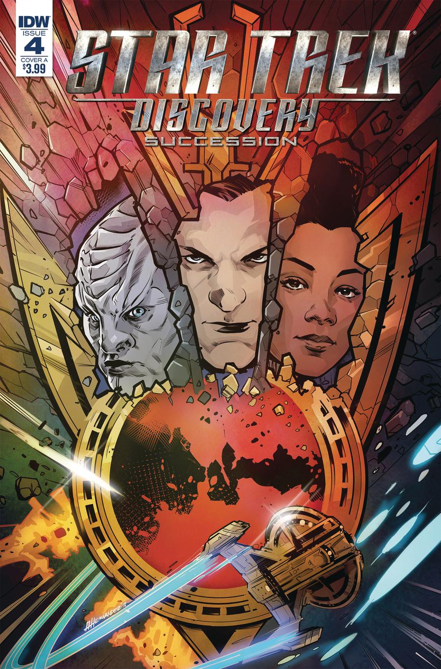 Star Trek Discovery Succession #4 Cover A Regular Angel Hernandez Cover