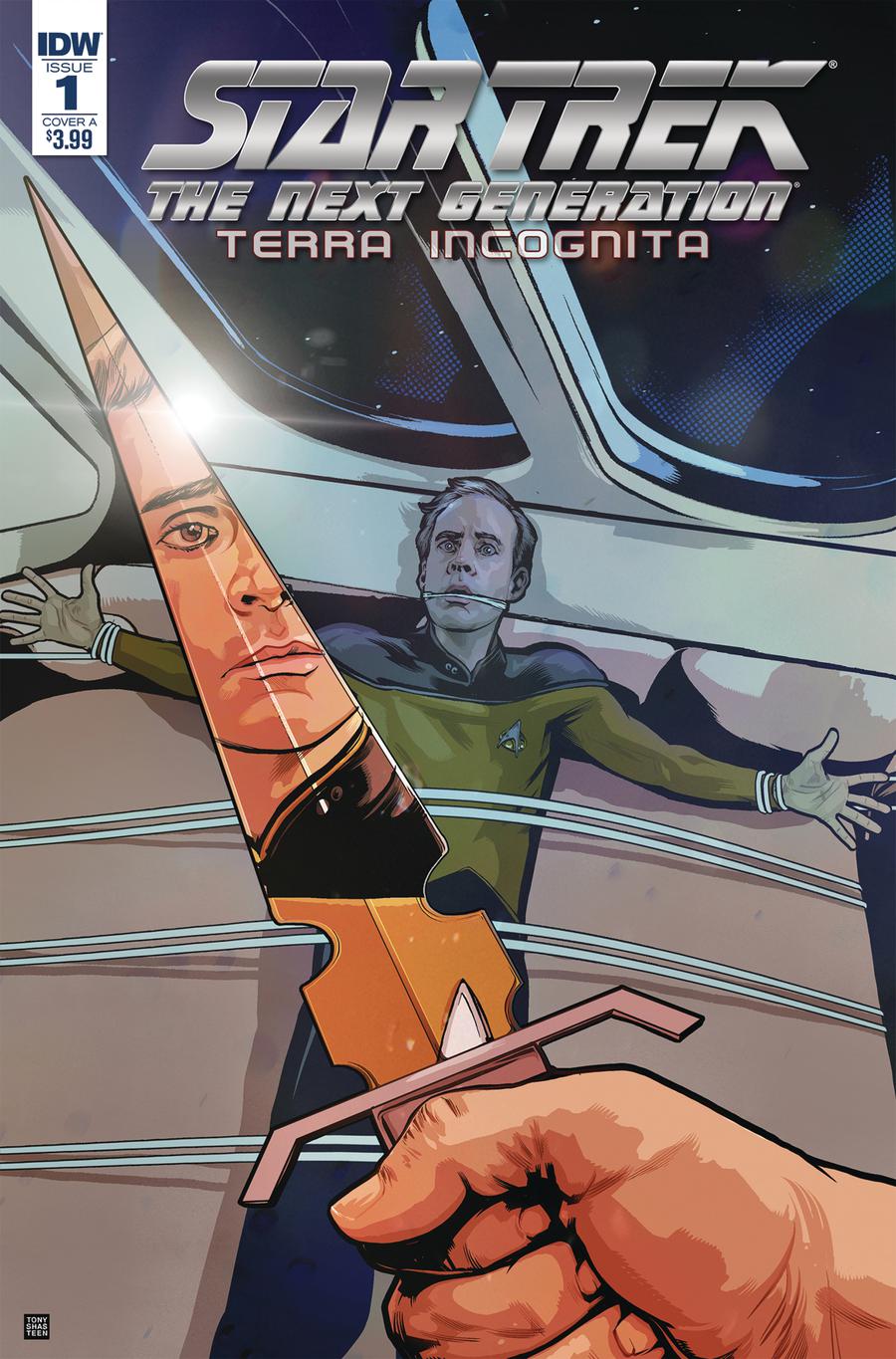 Star Trek The Next Generation Terra Incognita #1 Cover A Regular Tony Shasteen Cover