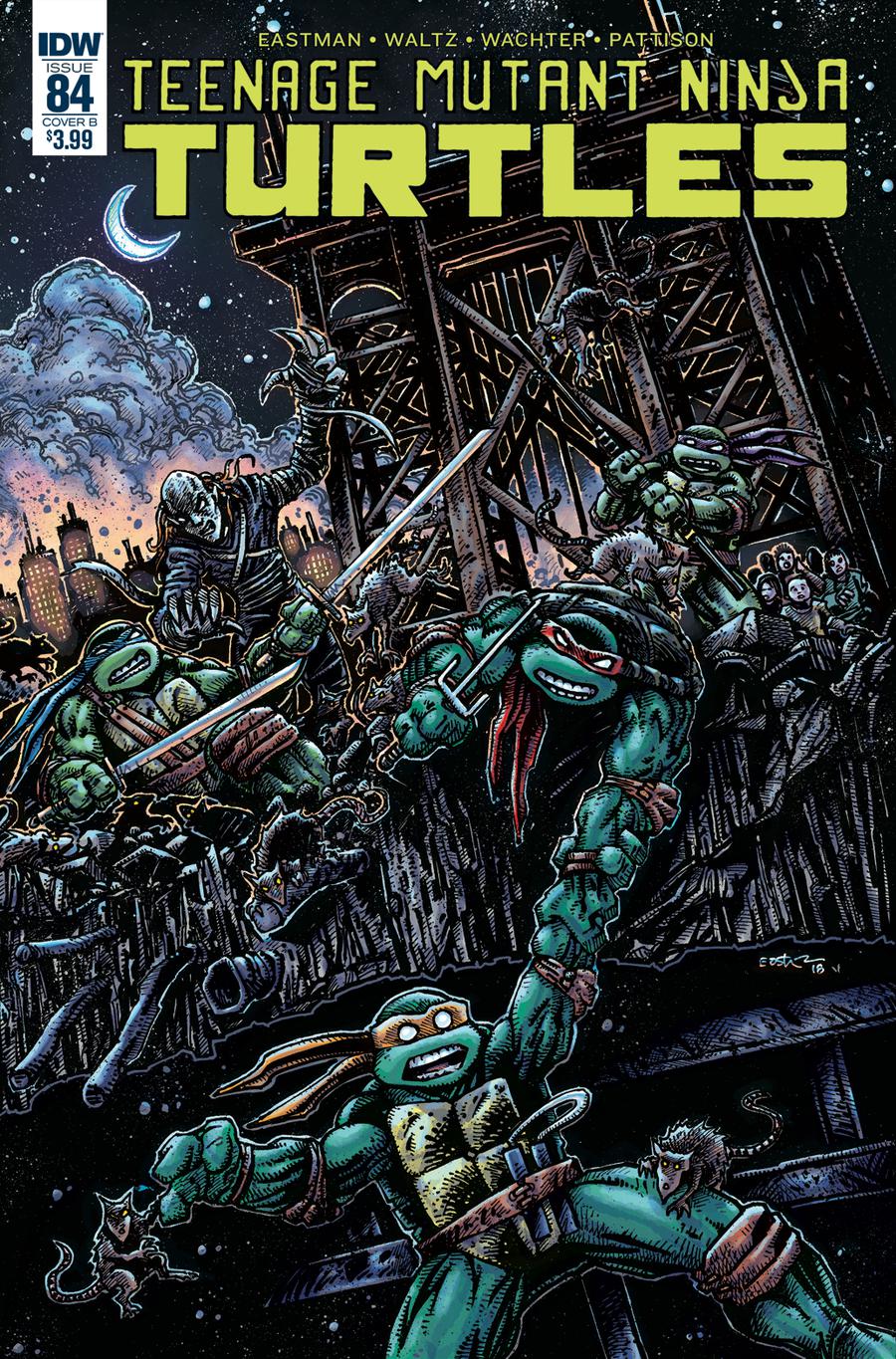 Teenage Mutant Ninja Turtles Vol 5 #84 Cover B Variant Kevin Eastman Cover