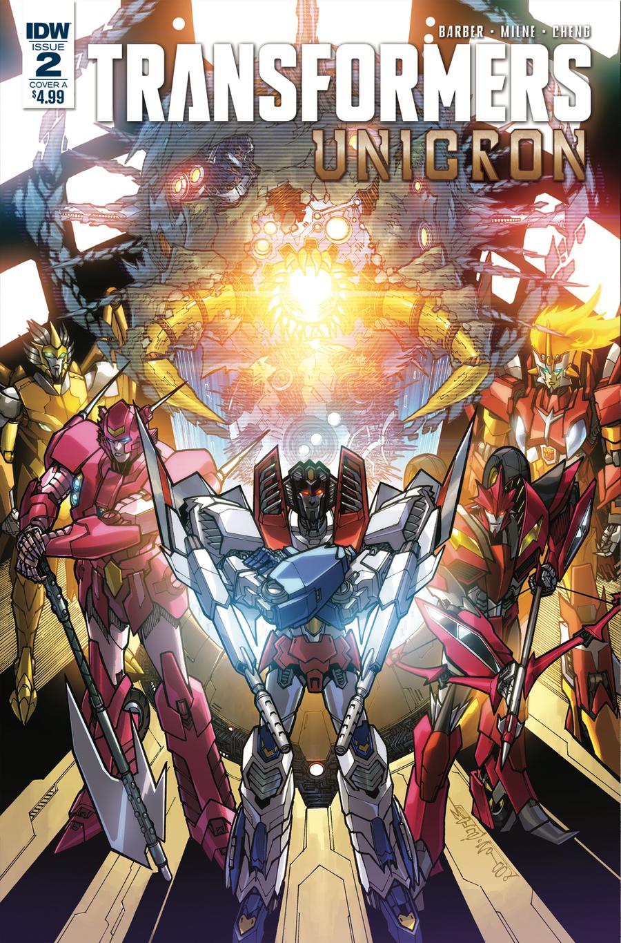 Transformers Unicron #2 Cover A 1st Ptg Regular Alex Milne Cover