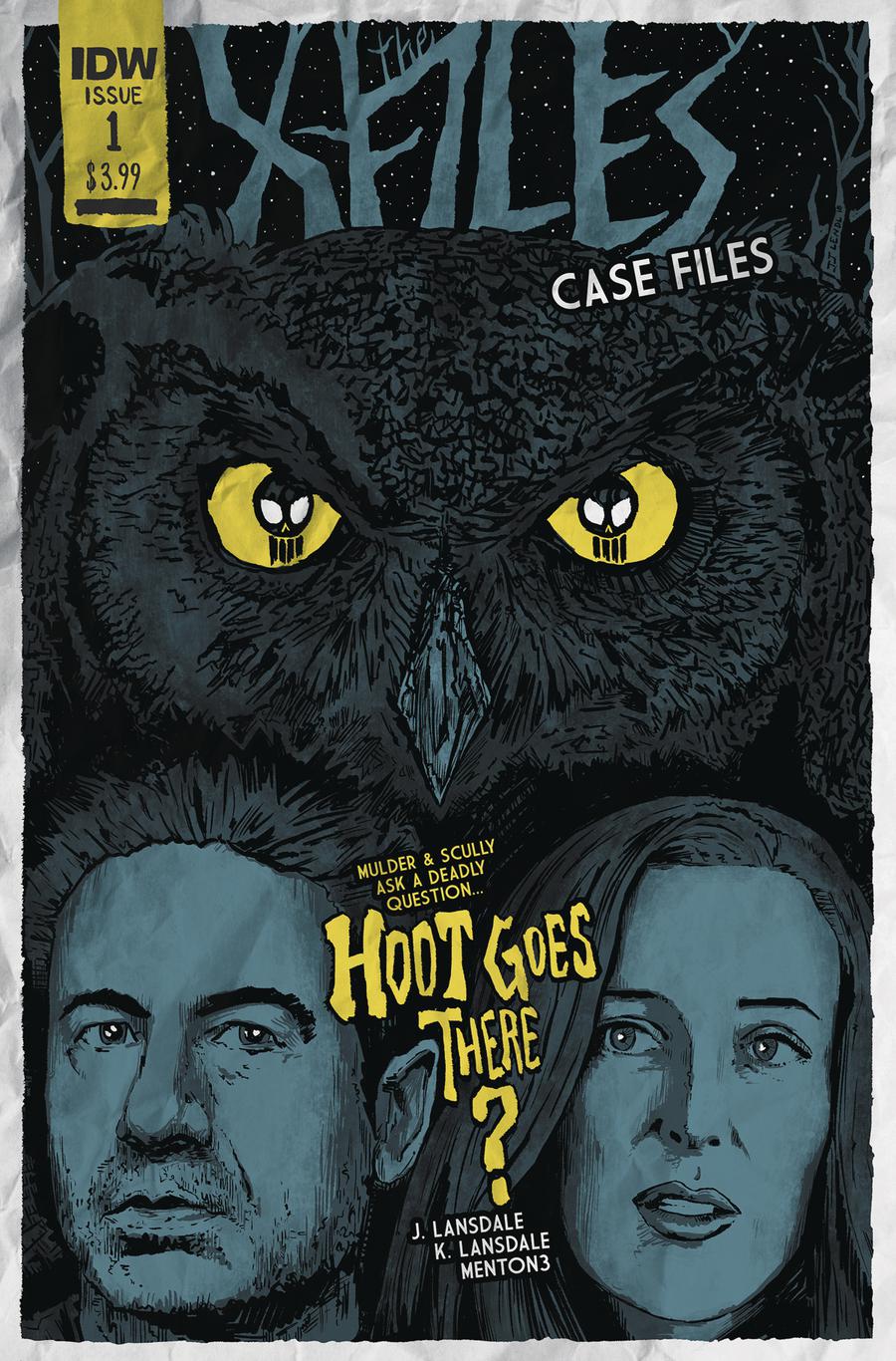 X-Files Case Files Hoot Goes There #1 Cover B Variant JJ Lendl Cover