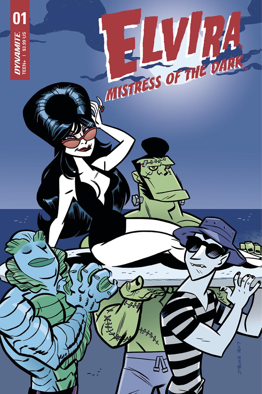 Elvira Mistress Of The Dark Vol 2 #1 Cover B Variant J Bone Cover