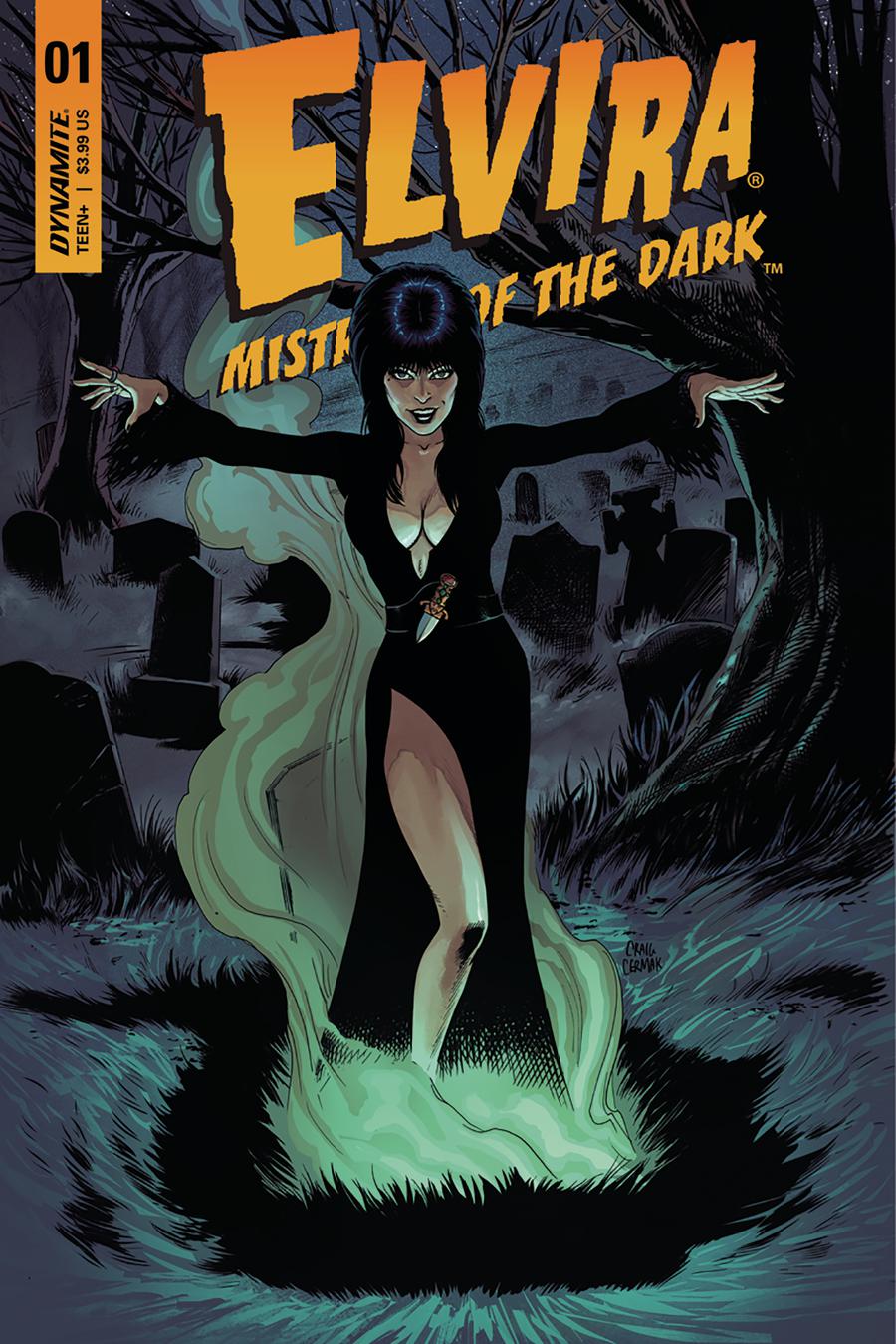 Elvira Mistress Of The Dark Vol 2 #1 Cover D Variant Craig Cermak Cover