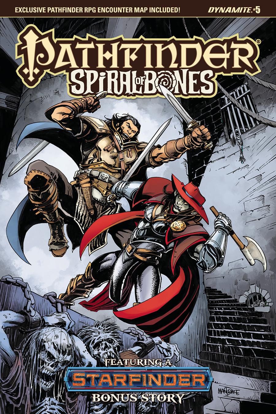 Pathfinder Spiral Of Bones #5 Cover C Variant Tom Mandrake Cover