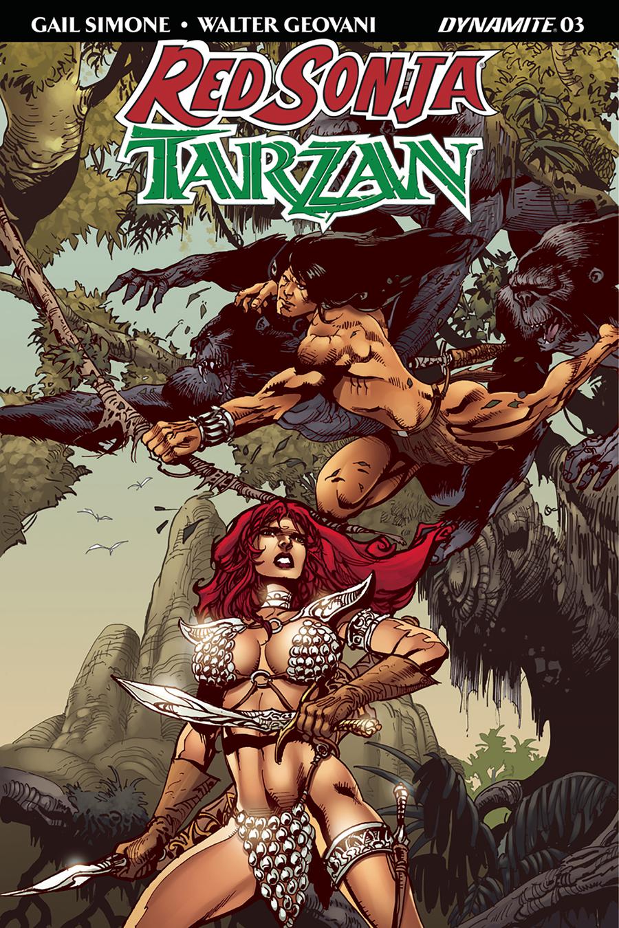 Red Sonja Tarzan #3 Cover D Variant Roberto Castro Subscription Cover