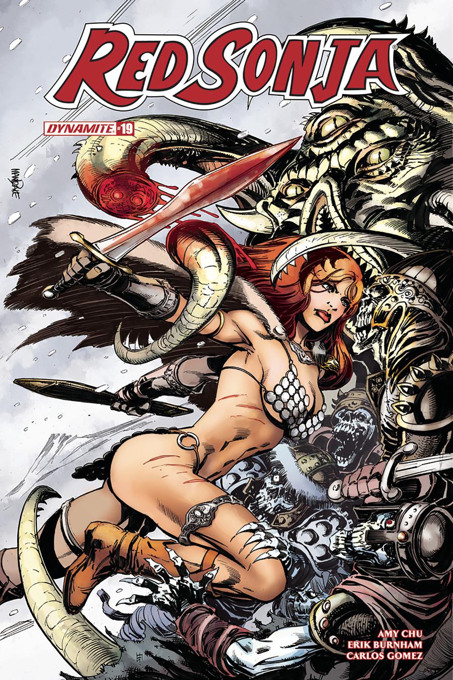 Red Sonja Vol 7 #19 Cover B Variant Tom Mandrake Cover